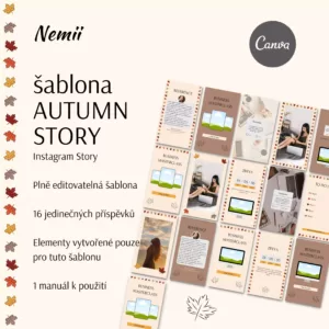 Šablona Autumn Story | Vytvořila Kristýna Vosyková, Nemii