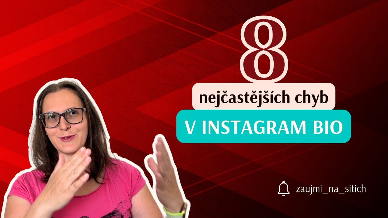 8 nejčastějších chyb v Instagram BIO