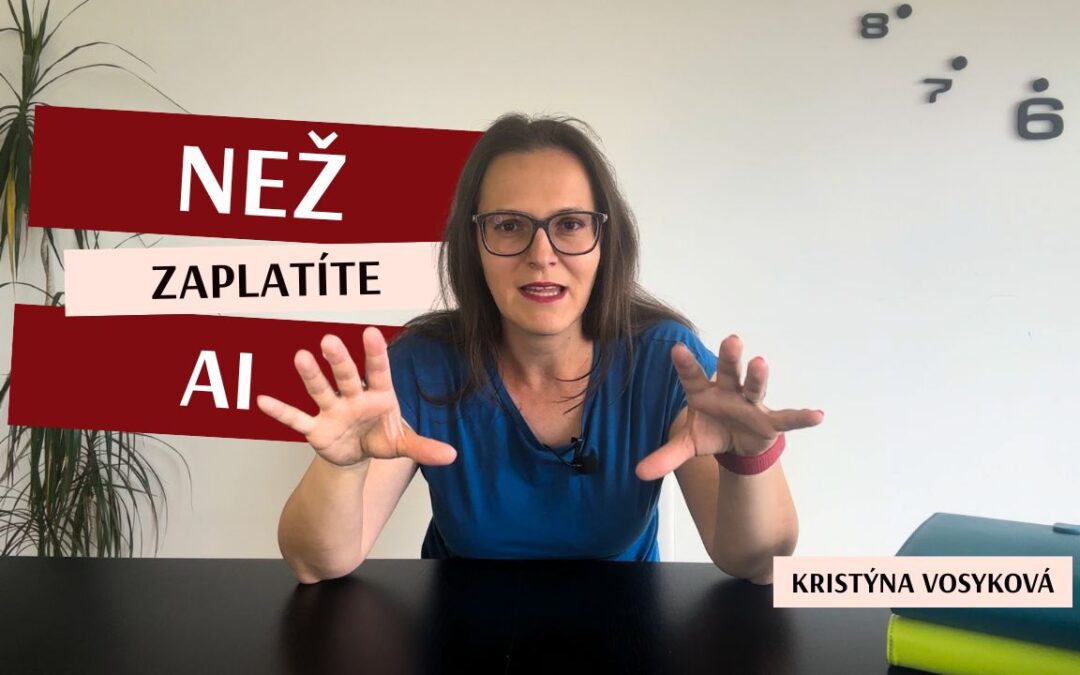 Kristýna Vosyková vysvětluje proces implementace AI agentů do firmy