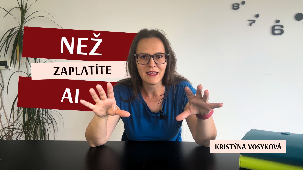 107-AI-agenti Kristýna Vosyková vysvětluje proces implementace AI agentů do firmy